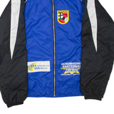 Mens Track Jacket Blue Colourblock XL