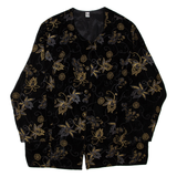 Womens Jacket Black Floral UK 28
