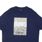 PUMA City Mens T-Shirt Blue XL