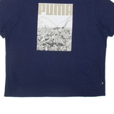 PUMA City Mens T-Shirt Blue XL