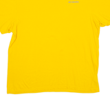 THE NORTH FACE Mens T-Shirt Yellow Crew Neck L