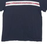 TOMMY HILFIGER Mens T-Shirt Blue Crew Neck M