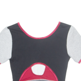 NIKE Cropped Womens T-Shirt Grey UK 6