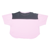 PUMA Cropped Womens T-Shirt Pink XL