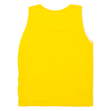 ATHLETES Basketball Mens Vest Yellow Sleeveless V-Neck S