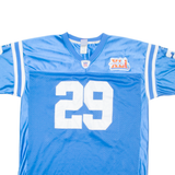 NFL Superbowl Mens Jersey Blue USA V-Neck 3XL