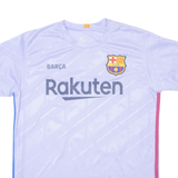 FC Barcelona Mens Football Shirt Jersey Purple S