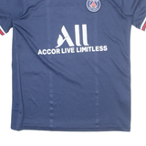 PARIS SAINT-GERMAIN MESSI Mens Football Shirt Jersey Blue S