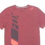 FOXTECH Mens T-Shirt Maroon S
