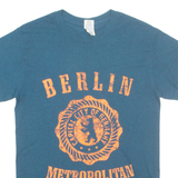GILDAN Berlin Mens T-Shirt Blue S