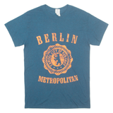 GILDAN Berlin Mens T-Shirt Blue S