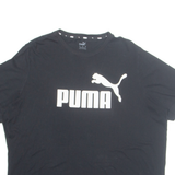 PUMA Mens T-Shirt Black 2XL