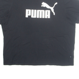 PUMA Mens T-Shirt Black 2XL