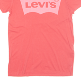 LEVI'S Womens T-Shirt Pink XS