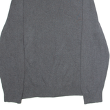 NAUTICA Mens Jumper Grey 1/4 Zip Tight Knit XL