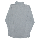 NIKE Mens Sweatshirt Grey 1/4 Zip S