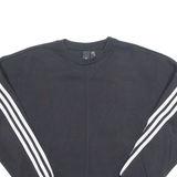 ADIDAS Womens Sweatshirt Black UK 8