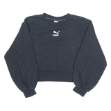 PUMA Cropped Womens Sweatshirt Black S