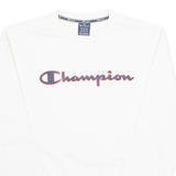 CHAMPION Mens Sweatshirt White M