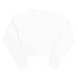 CHAMPION Womens Sweatshirt White XS