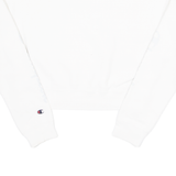 CHAMPION Womens Sweatshirt White XS