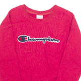 CHAMPION Womens Sweatshirt Red S