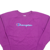 CHAMPION Womens Sweatshirt Purple XL