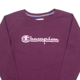 CHAMPION Womens Sweatshirt Maroon L