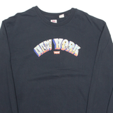 LEVI'S New York Mens Sweatshirt Black USA 2XL