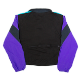 TINLEY Womens Shell Jacket Purple 90s Colourblock L