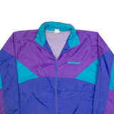 BROOKS Womens Coach Jacket Blue 90s USA Colourblock XL