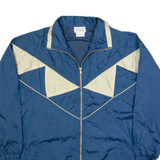 ROAMANS Lightweight Womens Windbreaker Jacket Blue Nylon 90s M