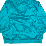TANGELO Womens Rain Jacket Blue 90s Hooded L
