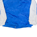 EVR Womens Shell Jacket Blue 90s Crazy Pattern L