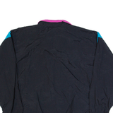 LINDSEY BLAKE Womens Windbreaker Jacket Black 90s M