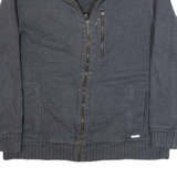 CALVIN KLEIN Mens Track Jacket Grey L