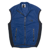 THE NORTH FACE Mens Fleece Gilet Blue 90s S