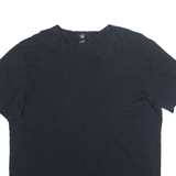 CALVIN KLEIN Mens T-Shirt Grey V-Neck M