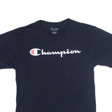 CHAMPION Mens T-Shirt Blue M