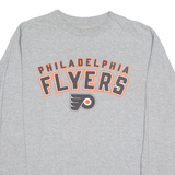 NHL Philadelphia Flyers Mens T-Shirt Grey Long Sleeve USA M