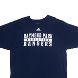 ADIDAS Raymond Park Athletics Rangers Mens T-Shirt Blue USA 2XL