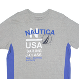 NAUTICA USA Mens T-Shirt Grey L