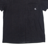 CALVIN KLEIN Mens T-Shirt Blue M