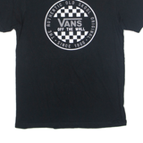 VANS Off The Wall Slim Fit Mens T-Shirt Black S