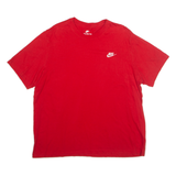 NIKE Mens T-Shirt Red XL