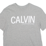 CALVIN KLEIN JEANS Mens T-Shirt Grey M