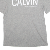 CALVIN KLEIN JEANS Mens T-Shirt Grey M
