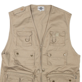 ARMY TEX Utility Mens Gilet Beige L