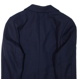 Womens Blazer Jacket Blue L