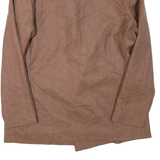 NOVALUX Mens Blazer Jacket Brown Wool M